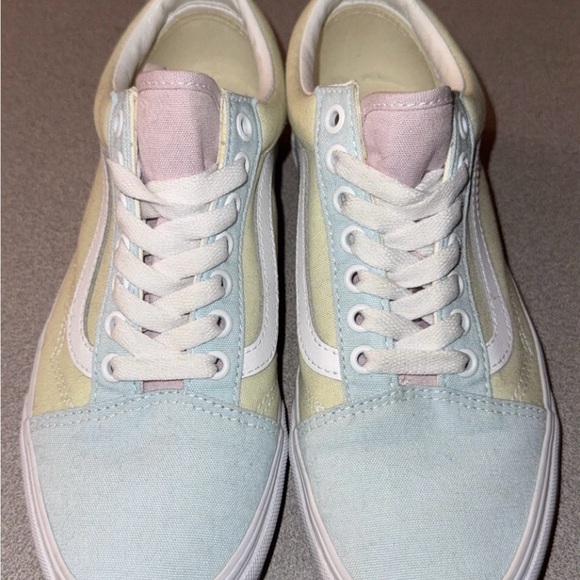 Vans Shoes - Vans Pastel Multi-Color Canvas Old Skool Sneakers